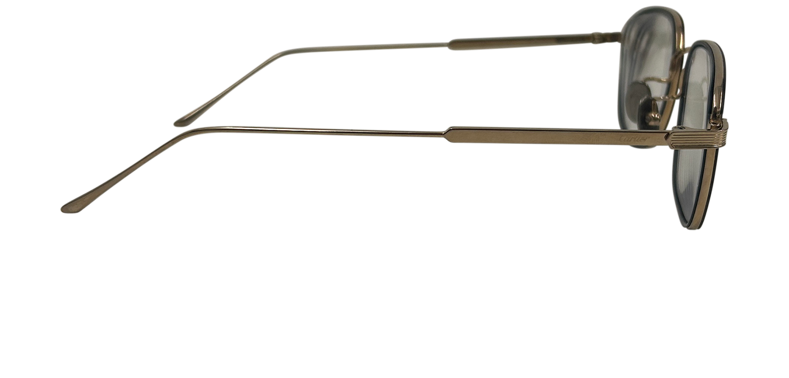 Cartier Gafas Graduadas, 100&euro;, Accesorios, Negro/Oro, Metal - Latón, Vista lateral